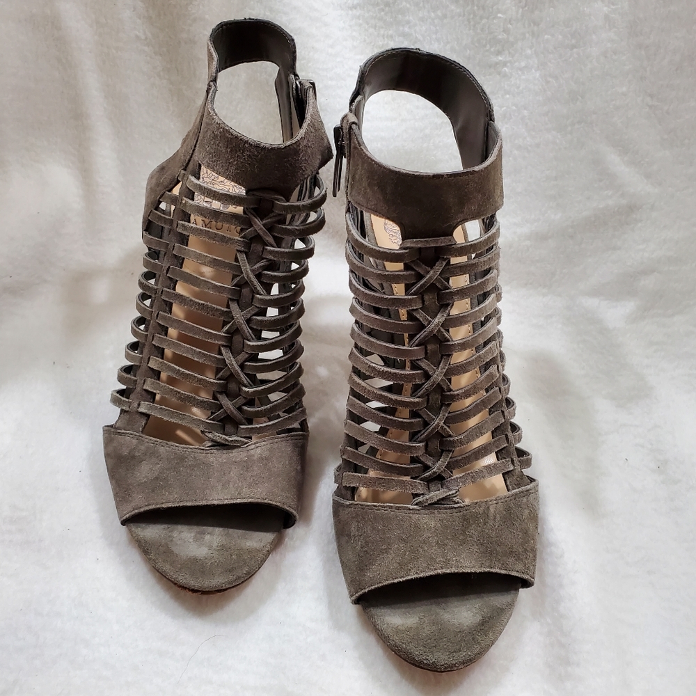 Vince Camuto  Edgy Caged Wedge Sandals